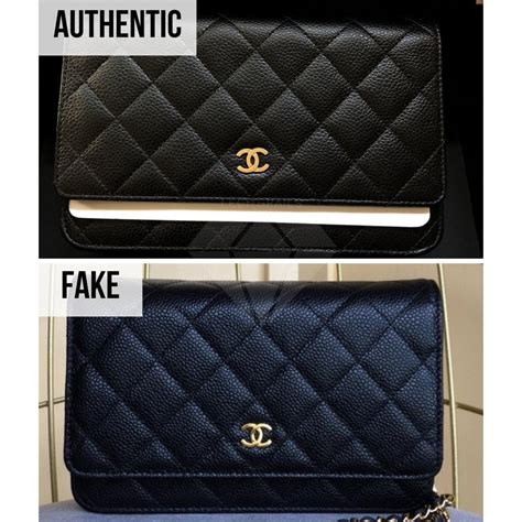 chanel woc fake vs real|Chanel wallet authentication.